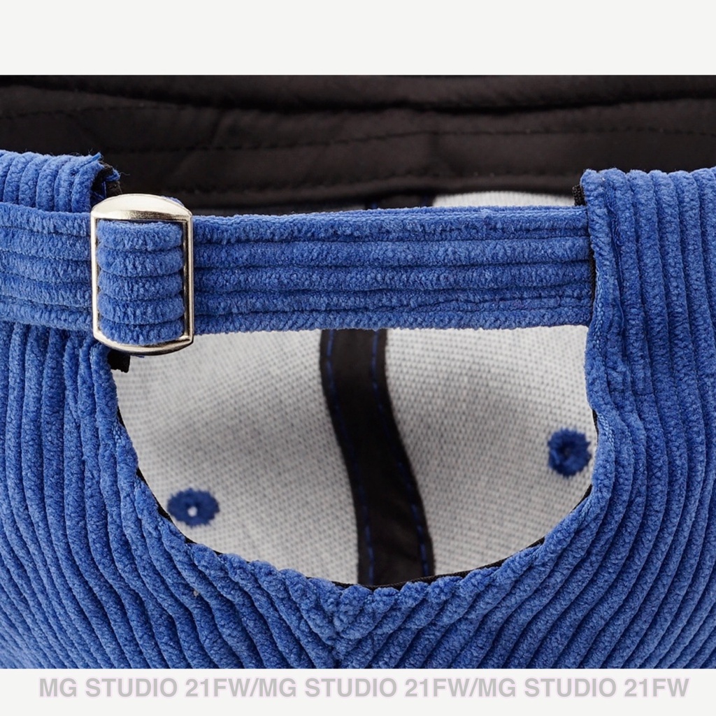 Mũ Lưỡi Trai MG STUDIO Cơ Bản Vải Nhung Kẻ 10 Màu Tùy Chọn