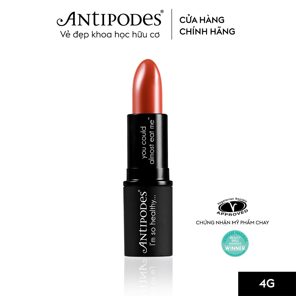 Son Môi Thiên Nhiên New Zealand Antipodes Lipstick 4g