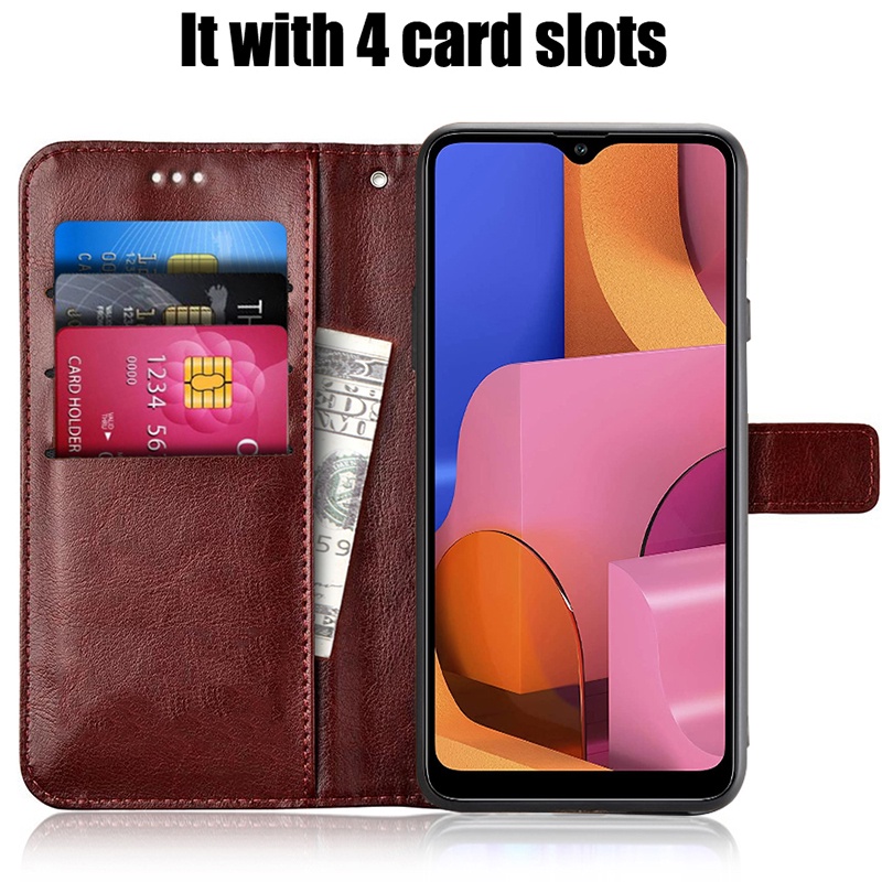 Ốp Lưng Điện Thoại Dạng Ví Da Lật Dành Cho Samsung Galaxy A5 2017 Version A5 A5200 A520 A520F