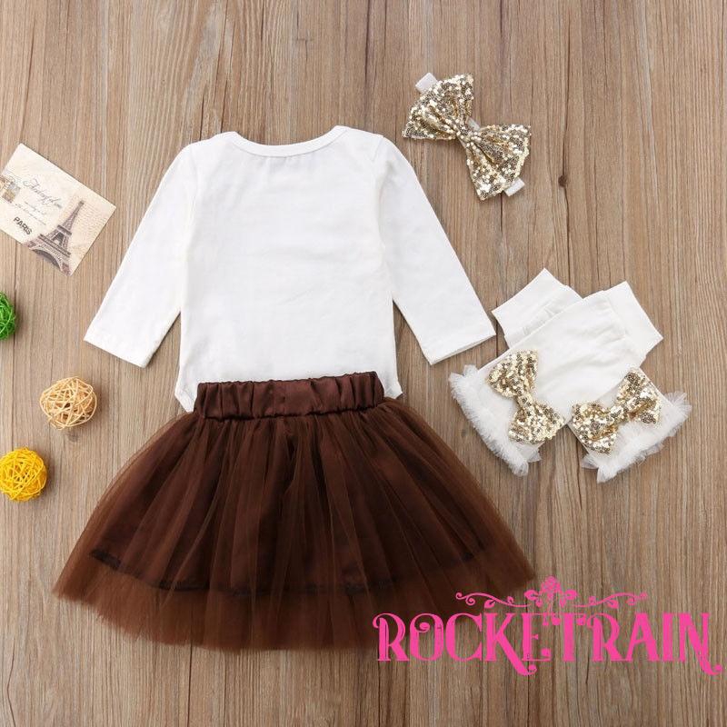 Chân váy xòe họa tiết hình học cho bé