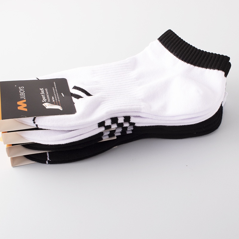 Đôi Vớ cotton Thấm Hút Mồ Hôi Thiết Kế Đơn Giản Thời Trang Xuân Hè Mới Cho Nam