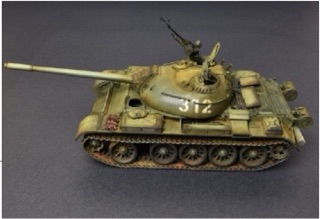 Mô hình lắp ráp xe tăng T54A -1/35