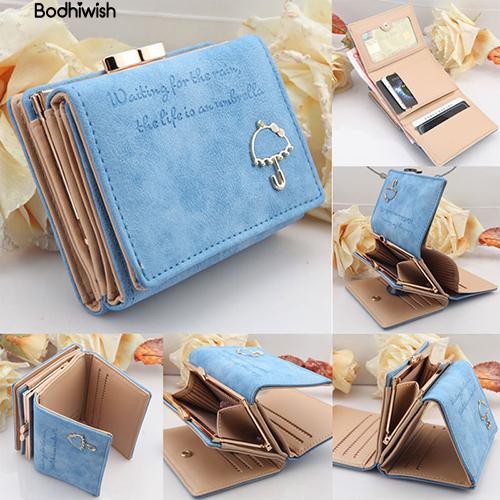 Ví tiền da PU nhỏ xinh thời trang cho nữ