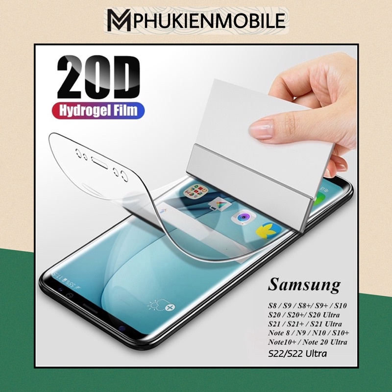 DÁN PPF DẺO TRONG DÀNH CHO SAMSUNG S8/S9 S8+/S9+ S10 S10+ NOTE8/9 NOTE10 NOTE10+