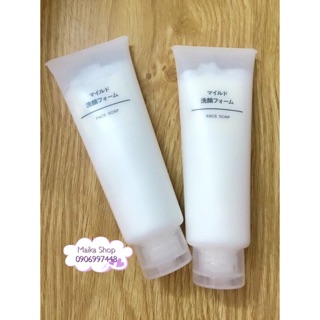 Sữa rửa mặt Muji Nhật Bản dòng dịu nhẹ 120g