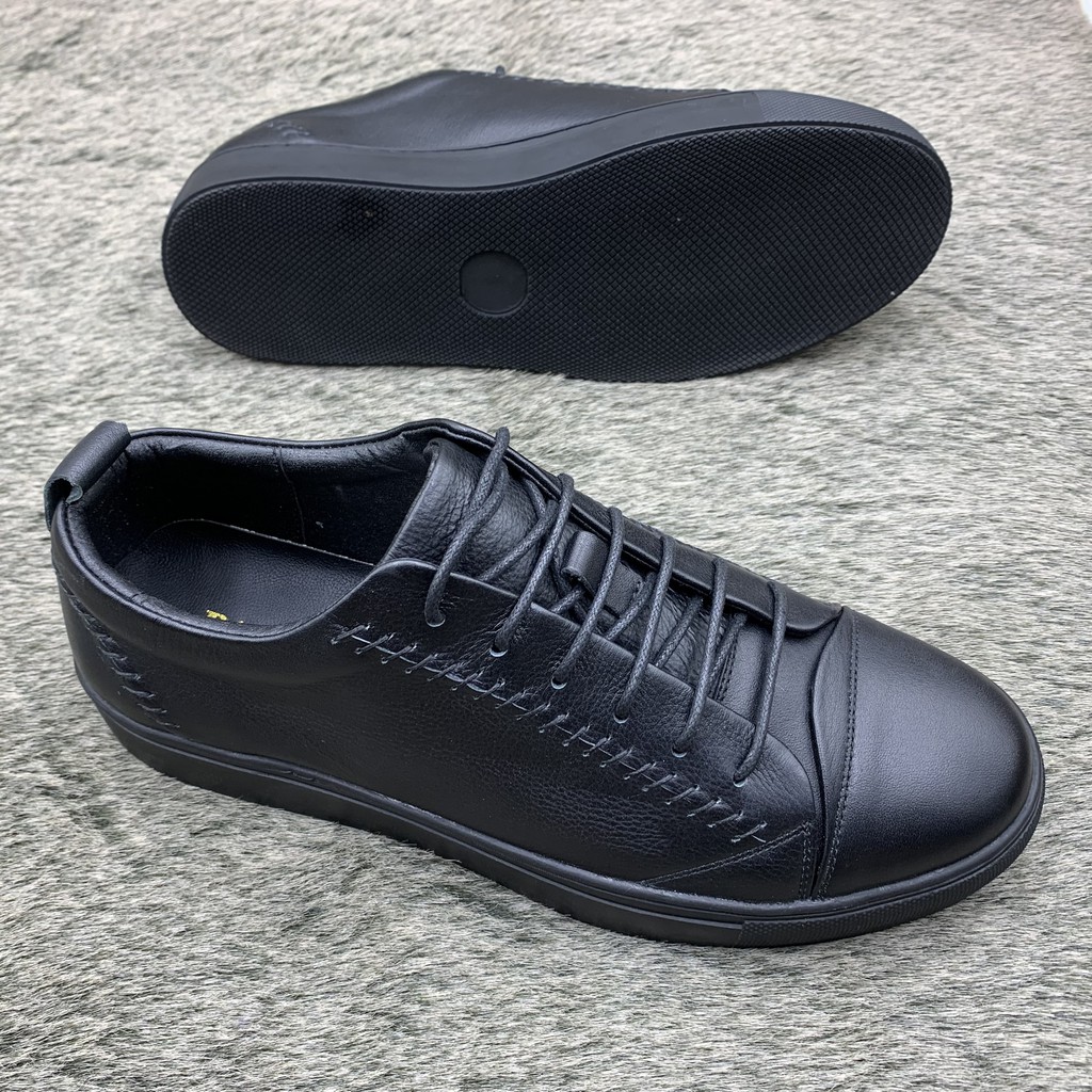 Giầy thể thao/sneaker nam da bò đế cao su đúc