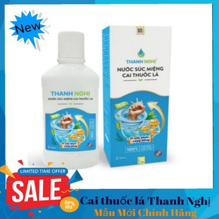 [Chính Hãng] Nước Súc Miệng Cai Thuốc Lá Thanh Nghị ( Cai dứt điểm sau 1 liệu trình)
