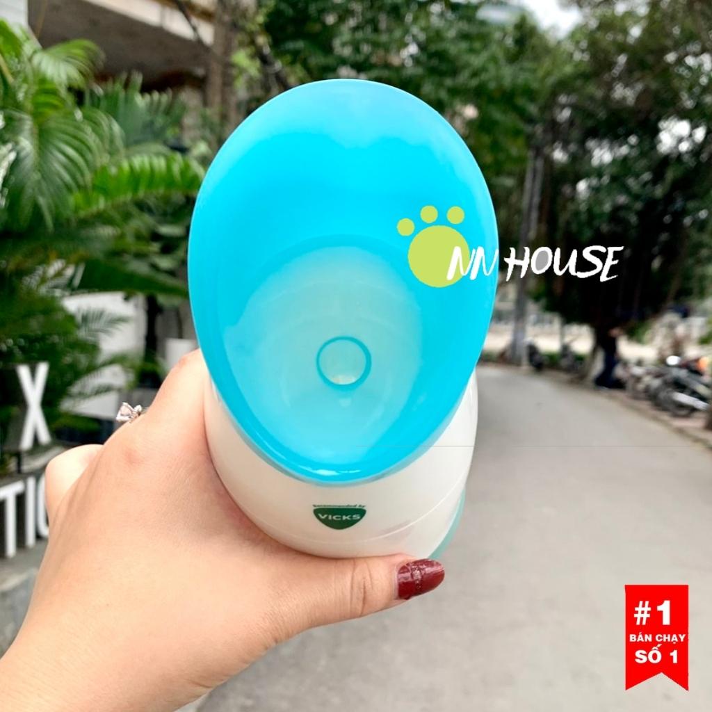 Máy xông hơi tinh dầu mini cầm tay Vicks Steam Inhaler phun sương, khuếch tán tinh dầu làm thông mũi, dễ thở, khử khuẩn