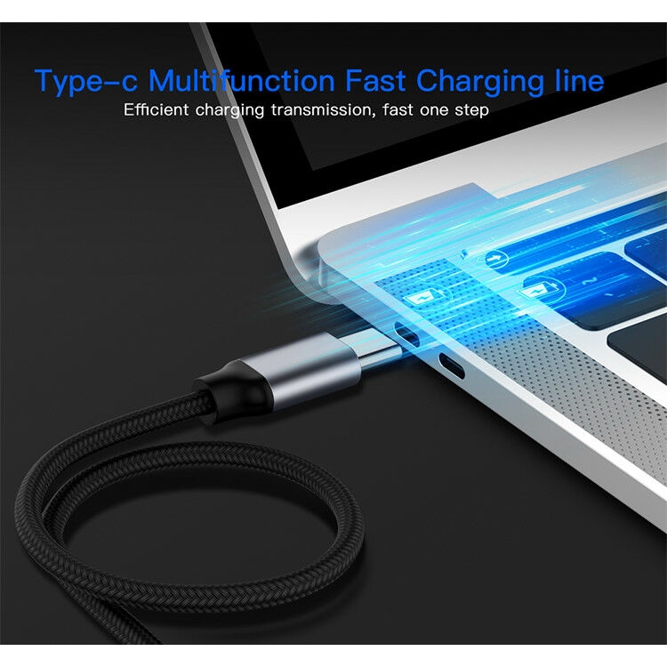 Dây sạc chuyển đổi USB Type-C sang USB-C 3.1 tốc độ cao 5A dành cho MacBook