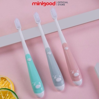 Bàn chải đánh răng trẻ em hình gấu MINIGOOD Combo 3 cây
