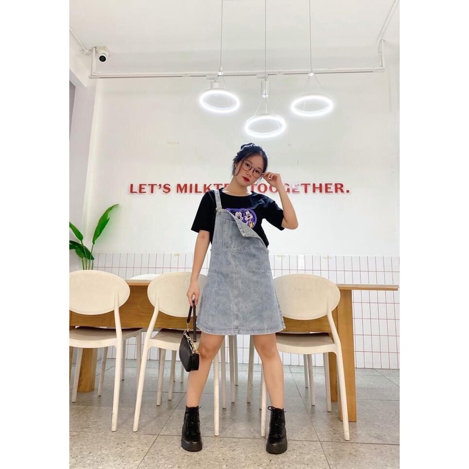 🌟HCM🌟🌺FREESHIP 99K🌺️⚡ Hot Hot Nhất Năm Yếm váy jean Nữ cubis shop