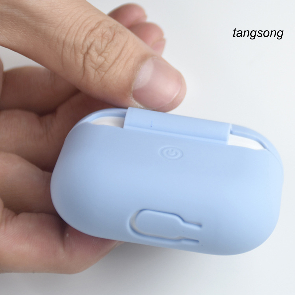 Hộp Đựng Tai Nghe Màu Trơn Chống Trượt Cho Airpods Pro