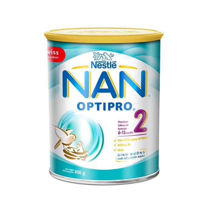 Sữa NAN Pro số 2 - 800g (6-12 tháng)