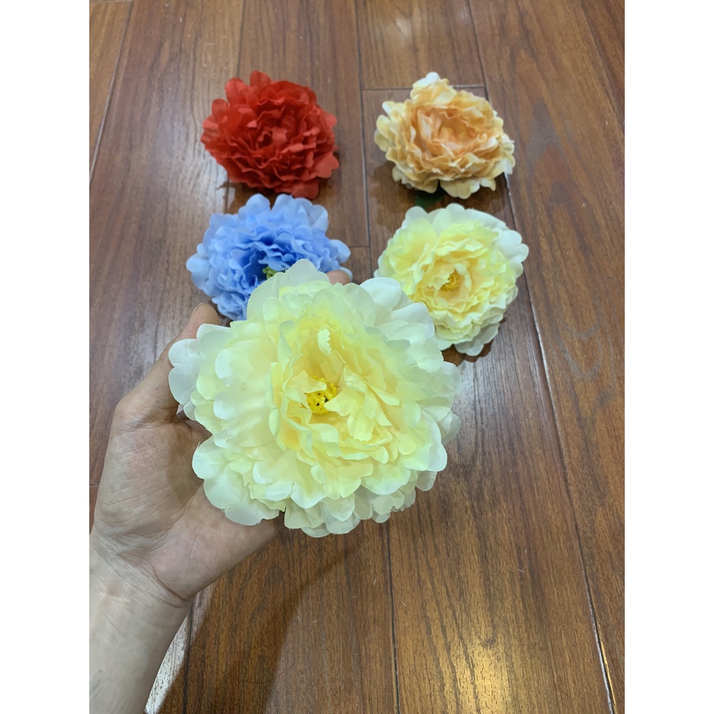Đầu bông mẫu đơn trang trí set quà, làm đồ handmade
