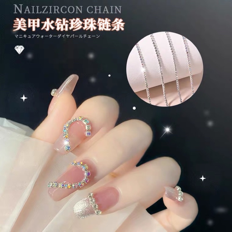 Dây xích nail , dây xích đá trang trí móng