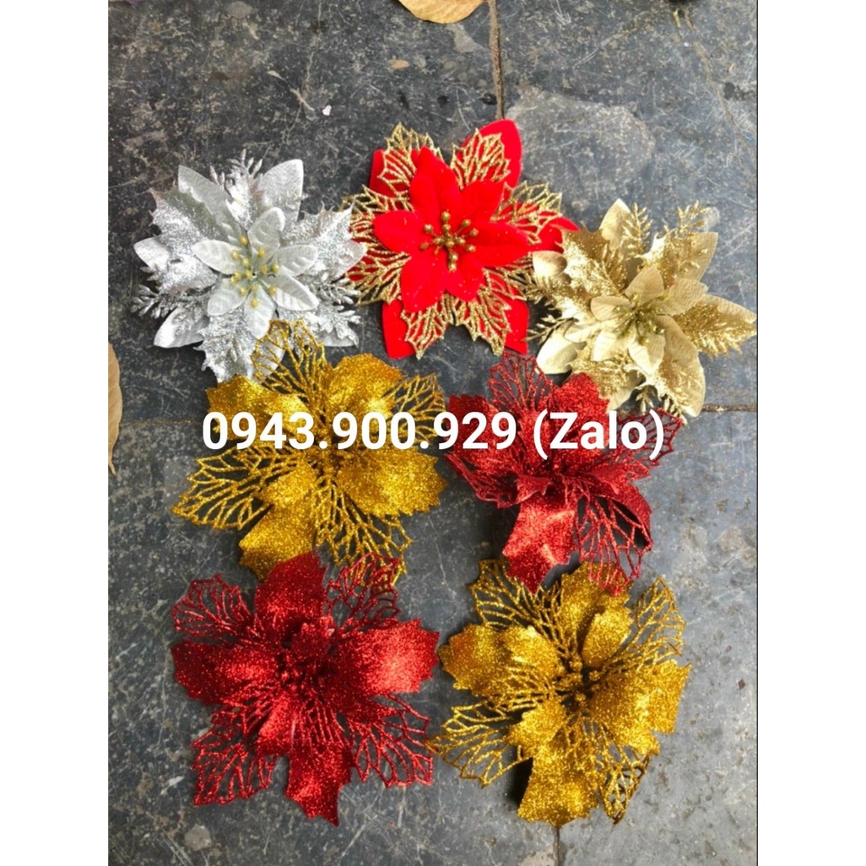 Hoa trạng nguyên kim tuyến trang trí giỏ quà Combo 10 Chùm sung (hoặc 10 Hoa kép bé hoặc 10 Hoa kép to Hoặc Hoa Trạng