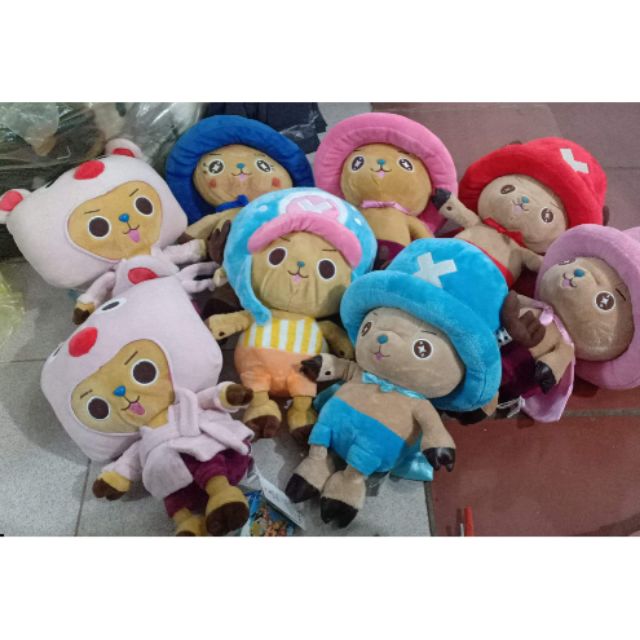 Gấu bông choper màu xanh