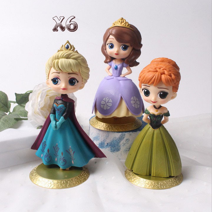 Búp bê Disney Elsa, Anna, Sofia, Bạch Tuyết, Tiên Cá, Tinker Bell làm đồ chơi, trang trí, trưng bày