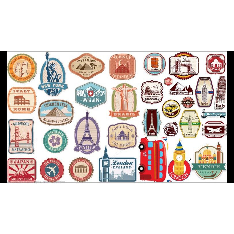 STICKER Dán Vali, xe, barber shop, Mũ bảo hiểm , macbook, đàn, tường...Bền Màu- Dễ Sử Dụng