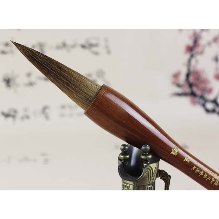 Bút Lông Thư Pháp Đại Tự Lang Hào Cán Gỗ Màu Nâu M196
