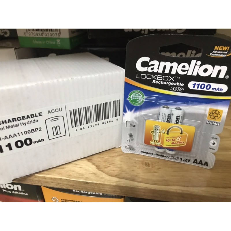 Pin đũa sạc AAA 1100mAh 1.2V Camelion chính hãng
