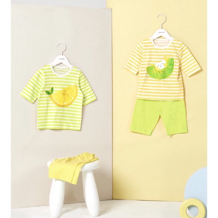 Bộ quần áo trẻ em Unifriend trái cây Organic #madeinkorea