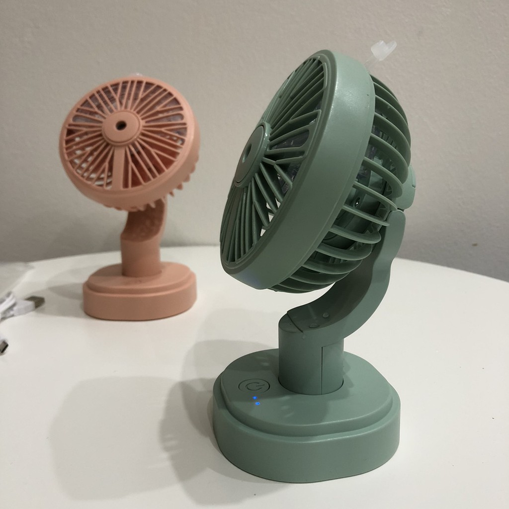 Quạt phun sương mini để bàn xoay 360 độ loại 1 | BigBuy360 - bigbuy360.vn