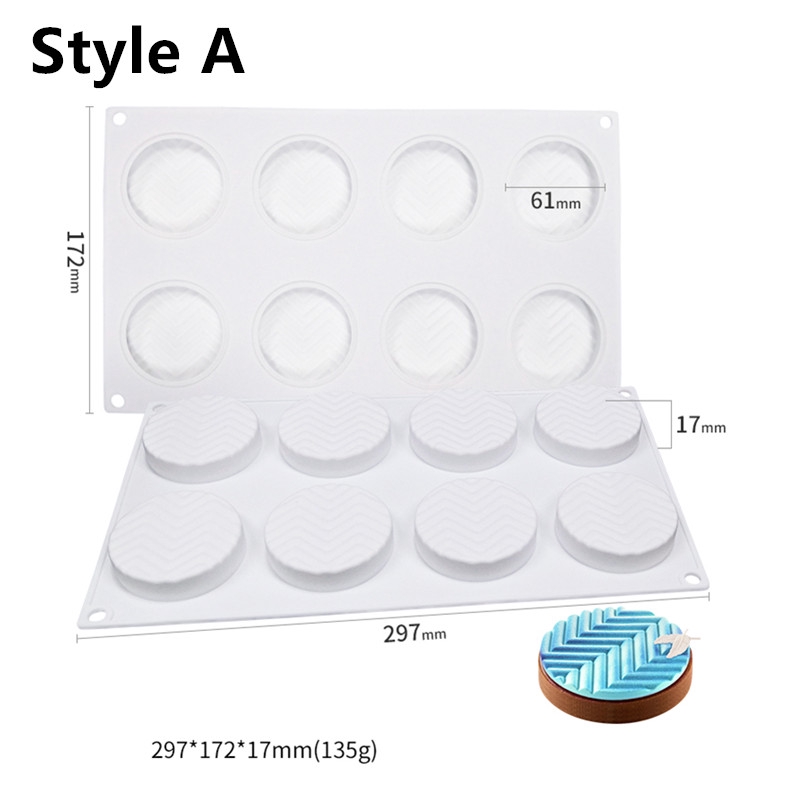 Khuôn Làm Bánh Tart Bằng Silicone Thiết Kế Tiện Lợi Dễ Dùng