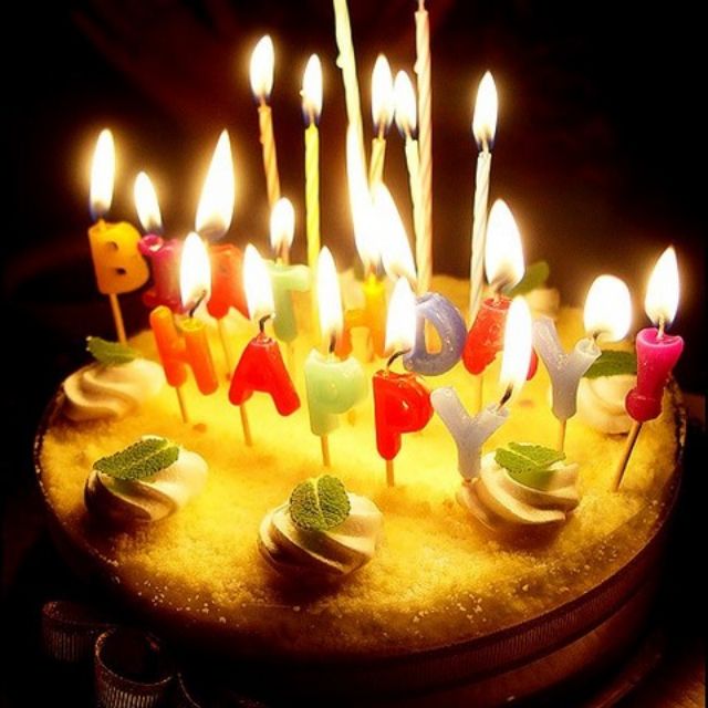 Nến chữ Happy Birthday