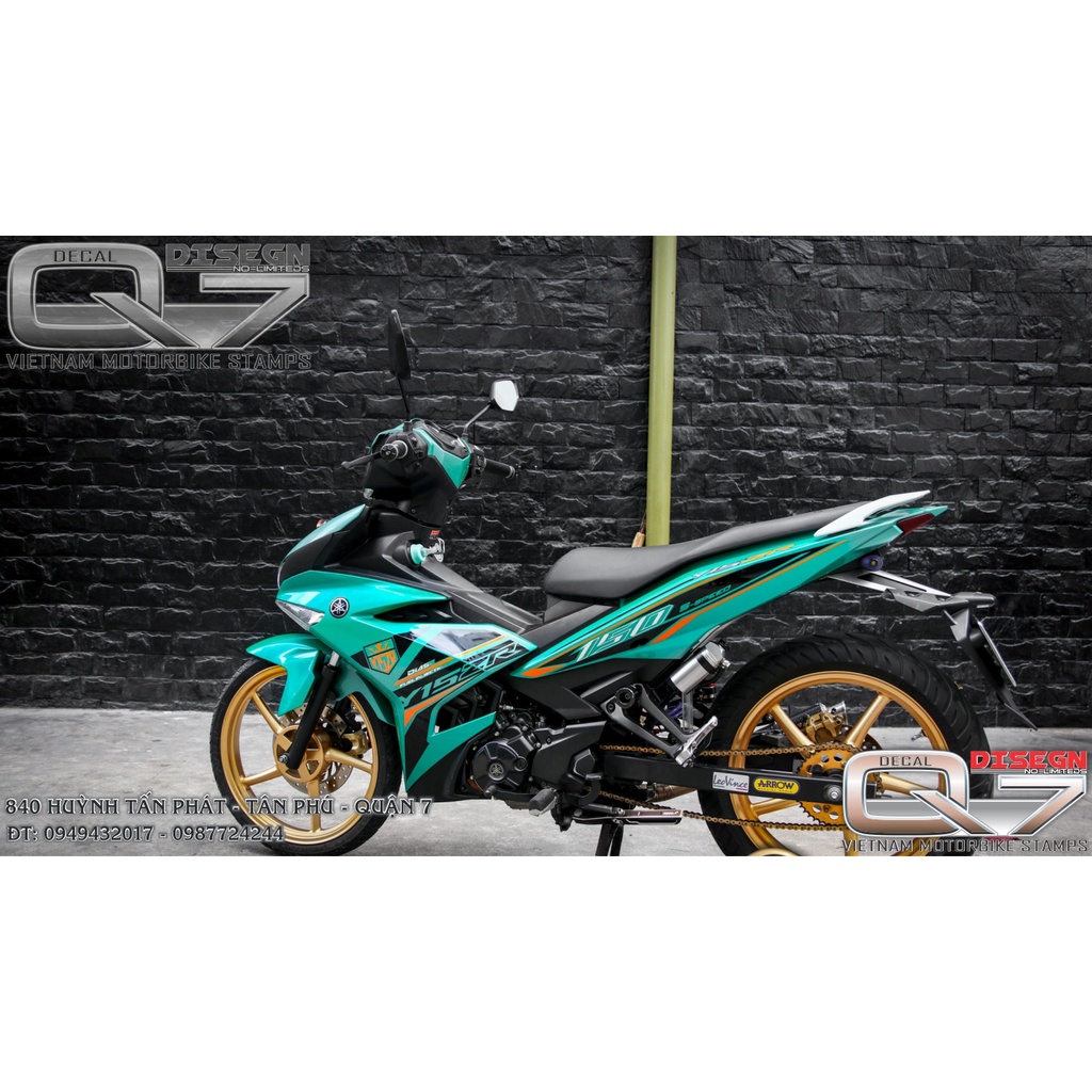 Tem Rời EXCITER 150 Y15ZR XANH LỤC BẢO