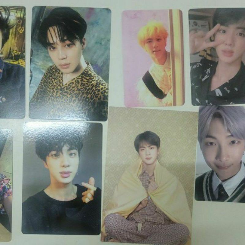 [OFFICIAL] Card album BTS Jin J-hope RM map of the soul, love yourself, card bomb