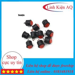 Công Tắc Tròn 2 chân 3a 220vac-250vac
