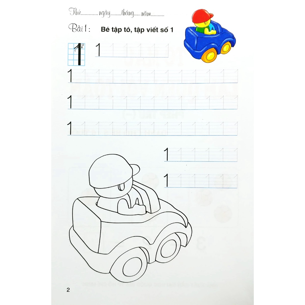 Sách Tô Màu - Làm Quen Với Toán - Phép Trừ (Dành Cho Trẻ 5-6 Tuổi)