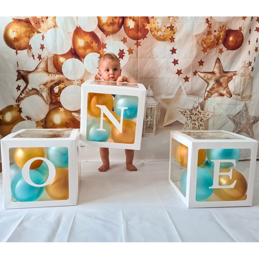 Hộp Bong Bóng Trong Suốt Kích Thước 30x30CM Dùng Trang Trí Tiệc Sinh Nhật