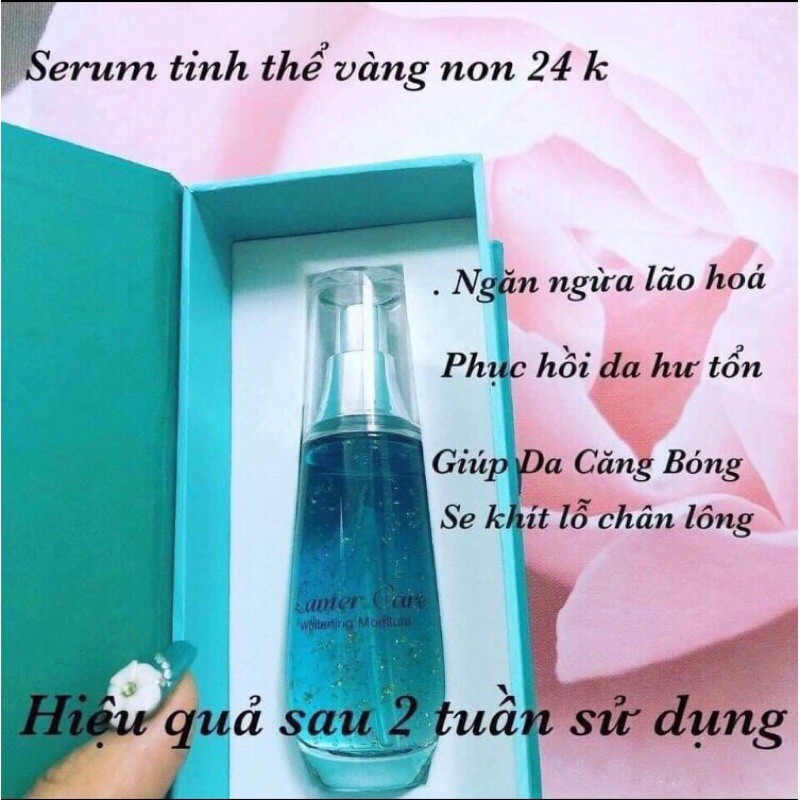 Serum Tinh Thể Vàng 24K Drlacir,Chai 50ml,dưỡng da từ bên trong,dưỡng trắng da,tăng sinh collagen,làm giảm nếp nhan