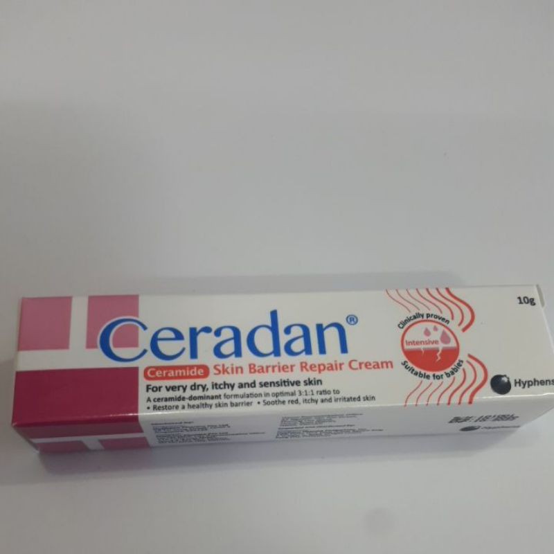 Kem làm dưỡng ẩm, mềm da Ceradan 10g