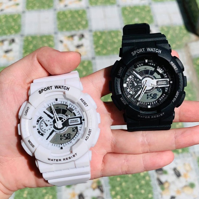 Đồng Hồ Nữ Sport Xanh Thể Thao Dây Cao Su Siêu bền -BinhMinhShop | BigBuy360 - bigbuy360.vn