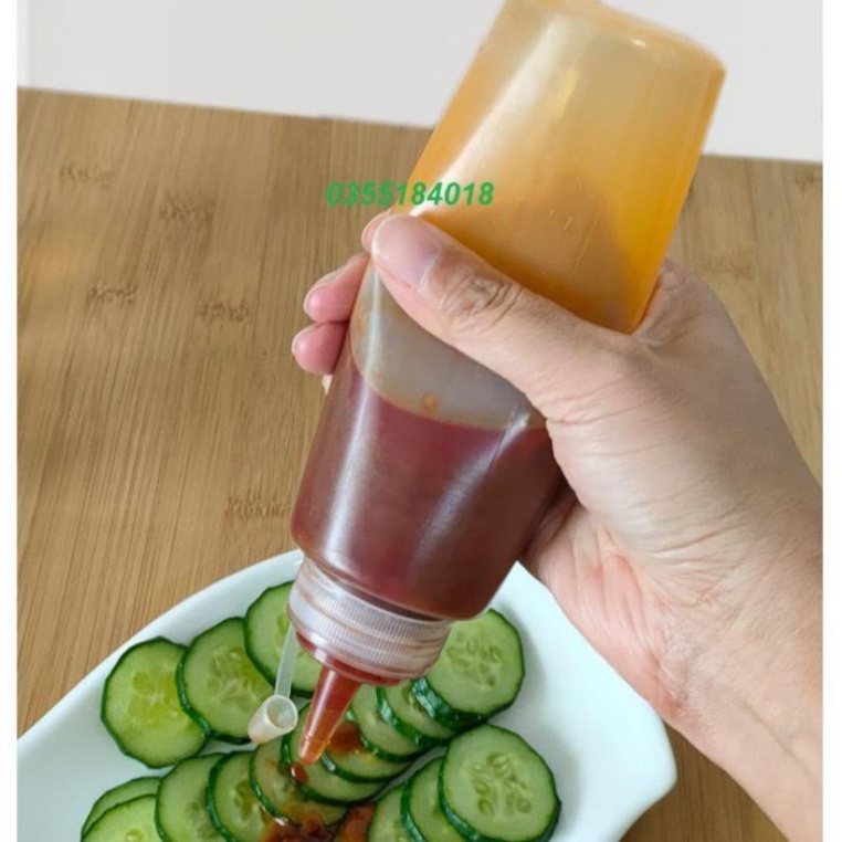 Bình bóp tương ớt Bình đựng sữa đặc, đường nước, siro