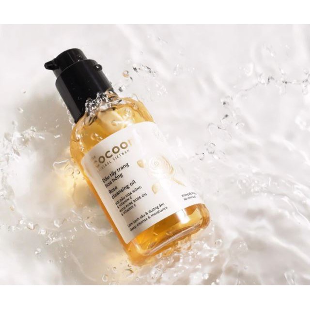 Dầu Tẩy Trang Tinh Dầu Hoa Hồng Chưng Cất The Cocoon Rose Cleansing Oil 140ml