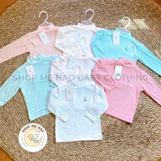 [Moon] Áo giữ nhiệt cổ lọ vải sợi tre cho bé Từ 6 tháng đến 3 tuổi