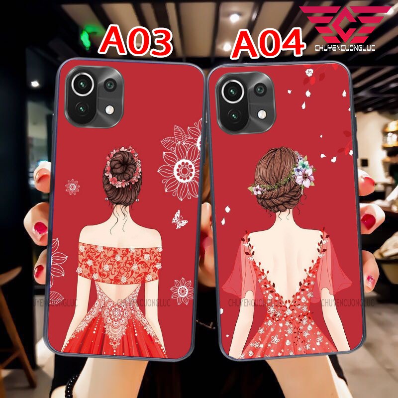 [HOT] Ốp lưng Xiaomi mi 11 mặt lưng ép kính chống bể in hình cô gái