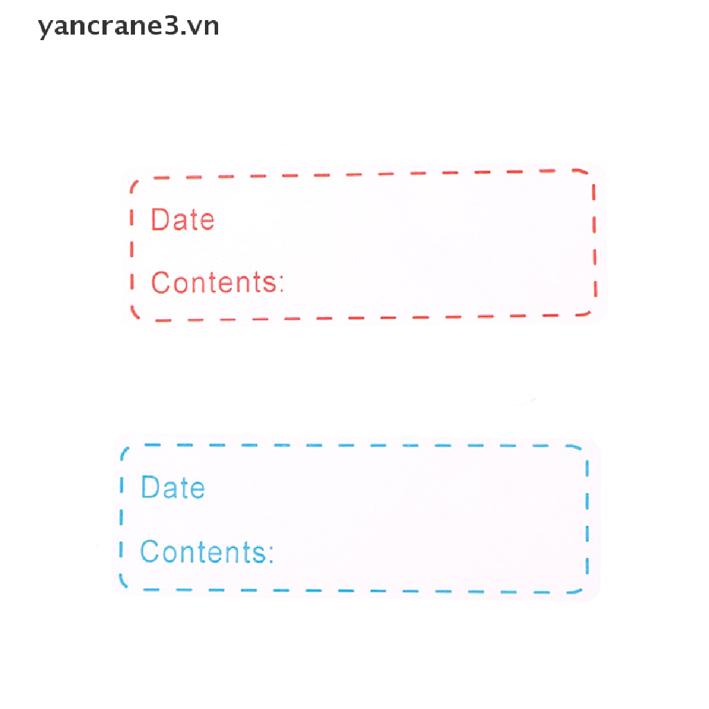 Nhãn dán đánh dấu ngày tháng cho hộp đựng thực phẩm trong tủ lạnh tiện dụng