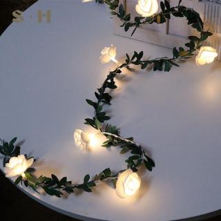 Dây đèn led hình hoa hồng trang trí lãng mạn