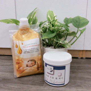 Bộ Tắm Trắng Bùn Khoáng GOGO + Tinh Chất Vàng LUXURY