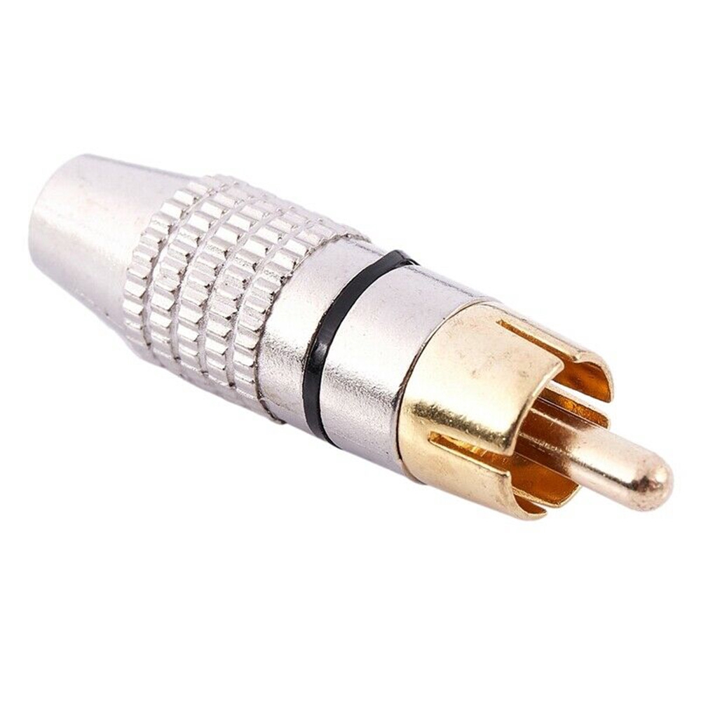 Cáp nối RCA AV không mối hàn đầu phích cắm thiết kế tiện lợi dễ dùng