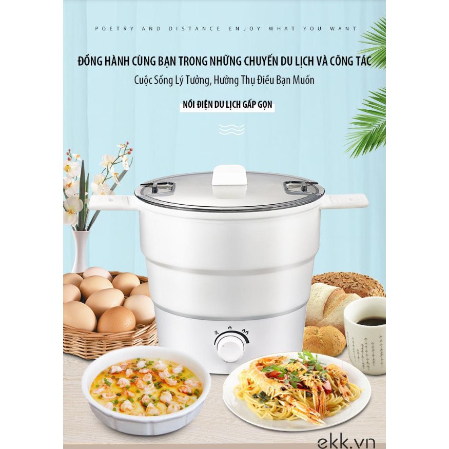 Nồi Điện Du Lịch Gấp Gọn - Home and Garden