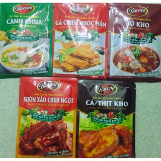 Xốt Gia Vị Hoàn Chỉnh BARONA Canh chua/Bò kho/Sườn xào/Gà chiên/Cá thịt kho 80g