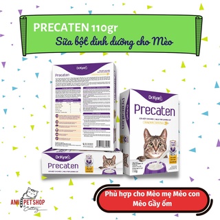 (DATE MỚI) Sữa bột cho mèo Dr.Kyan Precaten hộp 110g - Ship hoả tốc khu vực Miền Tây Nam Bộ