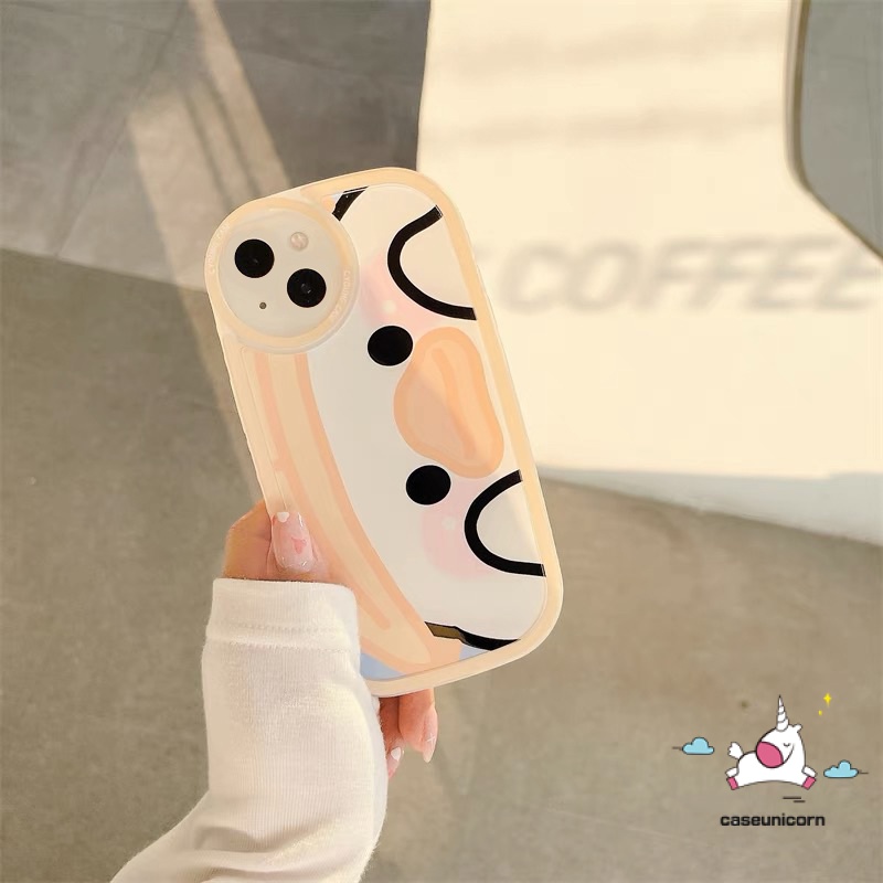 Ốp Điện Thoại TPU Mềm Chống Rơi Hình Vịt Dễ Thương Cho iPhone 11 7plus 8plus 7 8 6 6s Plus 13 12 14 Pro MAX XR X XS MAX SE 2020