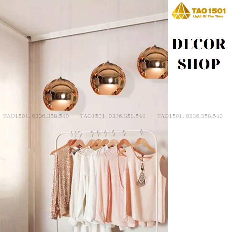 Đèn thả bàn ăn chất liệu thủy tinh cao cấp (Tặng kèm bóng led trang trí)